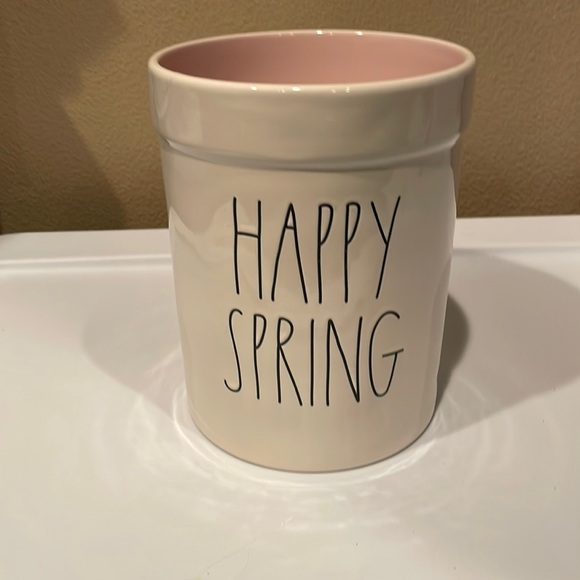 Rae Dunn Other - Rae Dunn by Magenta “Happy Spring” Crock